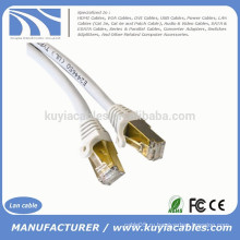 Gold 1M 3FT CAT 7 SFTP LAN Прямой Ethernet сетевой кабель Патч экранированный 10 Гбит / с RJ 45